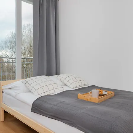 In Center With Two Desks, Balcony And Separate Kitchen By Renters * Gdańsk